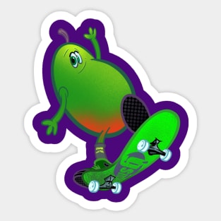 GreenSkinMango g’mangos SkateGSM Sticker